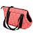 Сумка-переноска "Геометрия" бязь №3 42*26*26 см коралловая